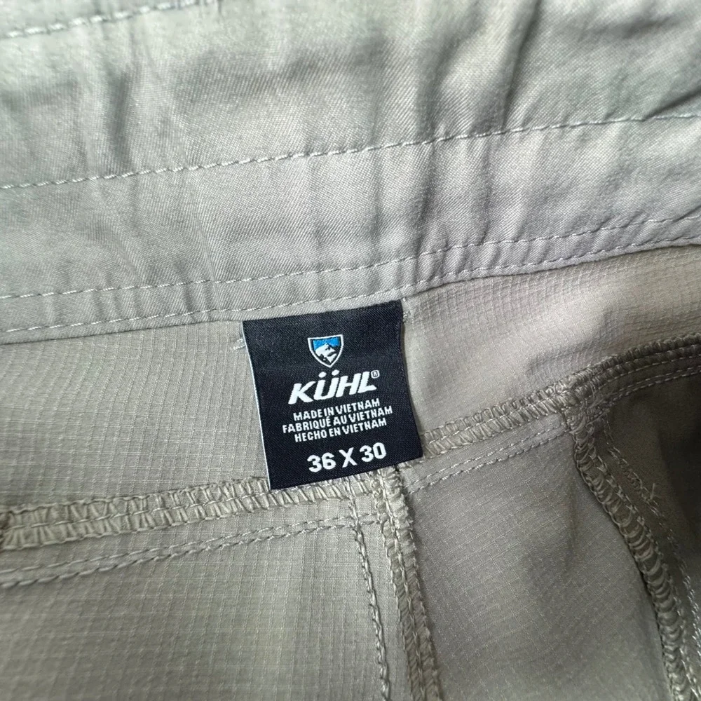 Kuhl Silencr Rogue Pants Mens 36x30 Tan Ripstop Hiking Outdoors Climbing